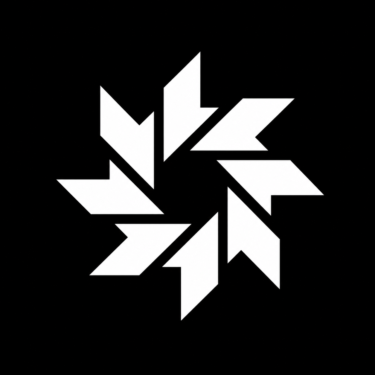 A / L01 — Белый на чёрном